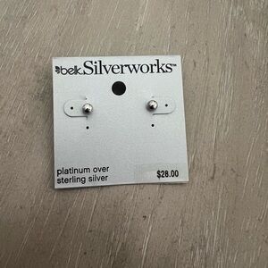 Belk Silverworks silver stud earrings